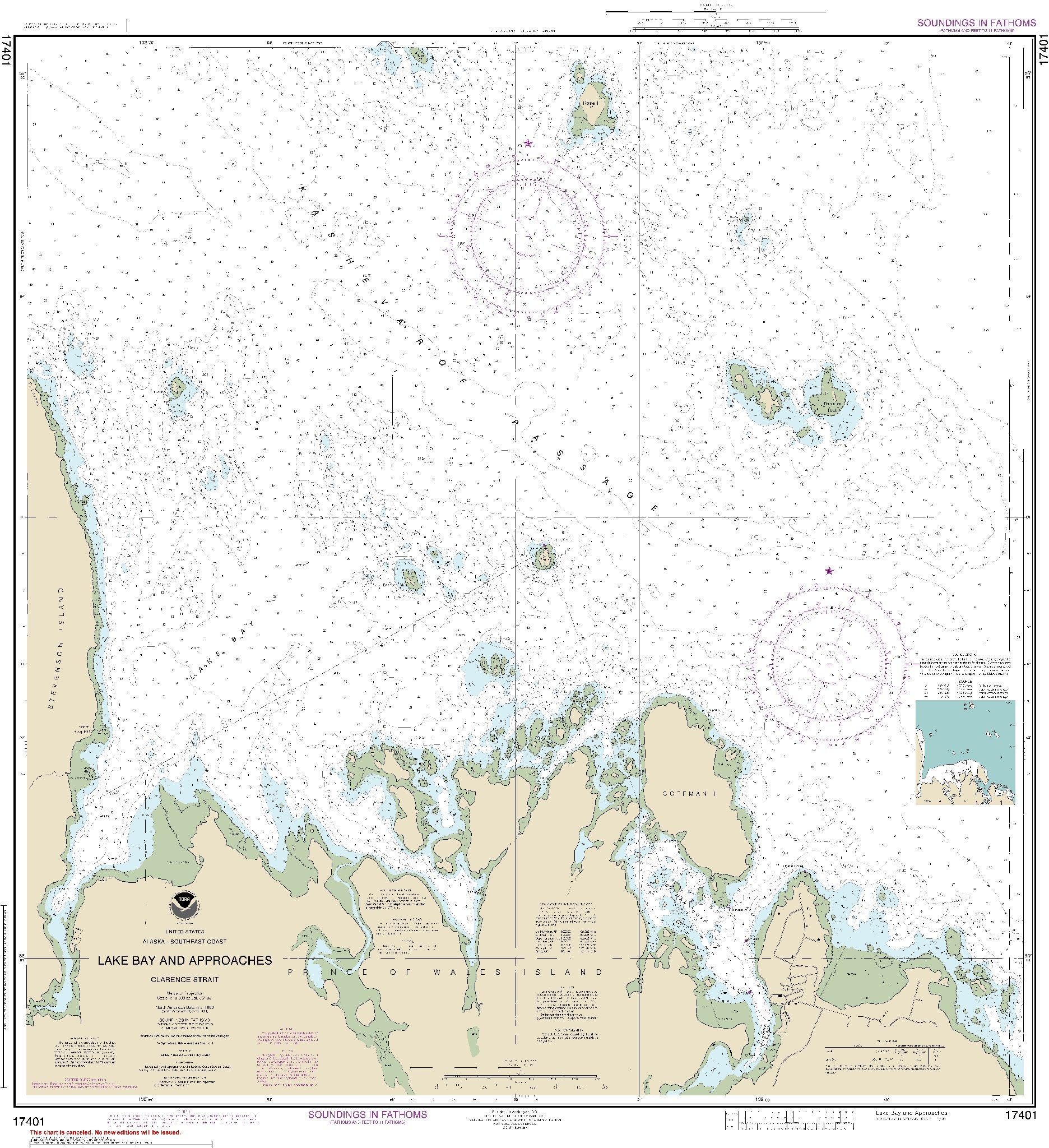 Lake Bay and Approaches (17401) by NOAA