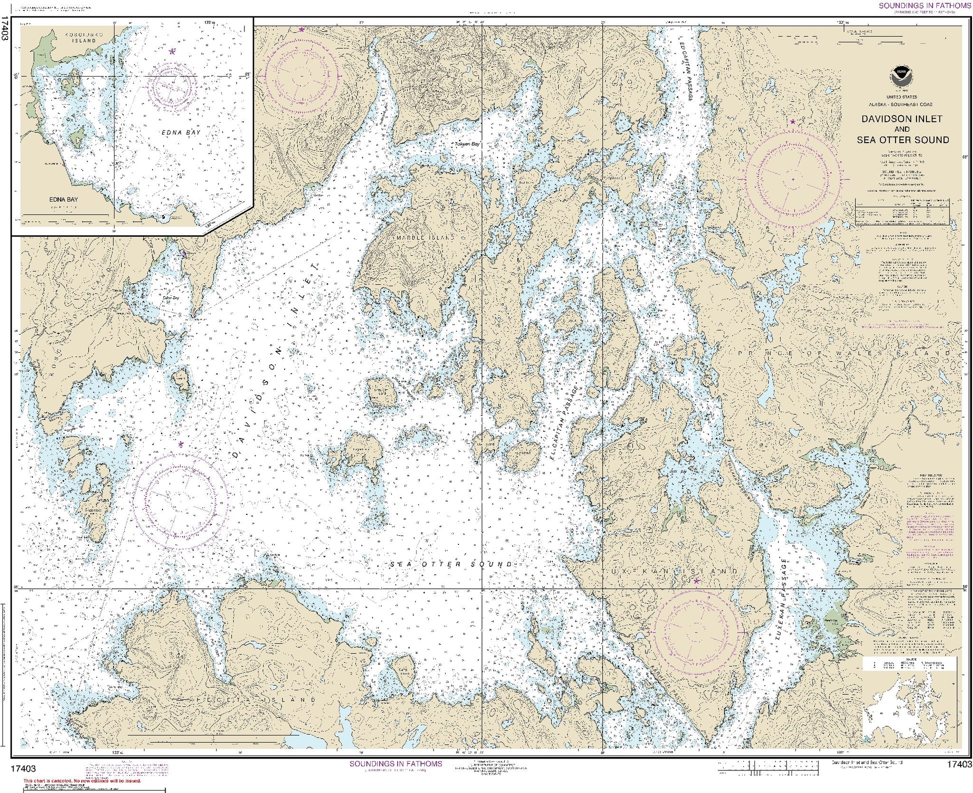 Davidson Inlet and Sea Otter Sound (17403) by NOAA