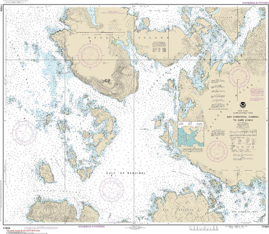 San Christoval Channel to Cape Lynch (17404) by NOAA