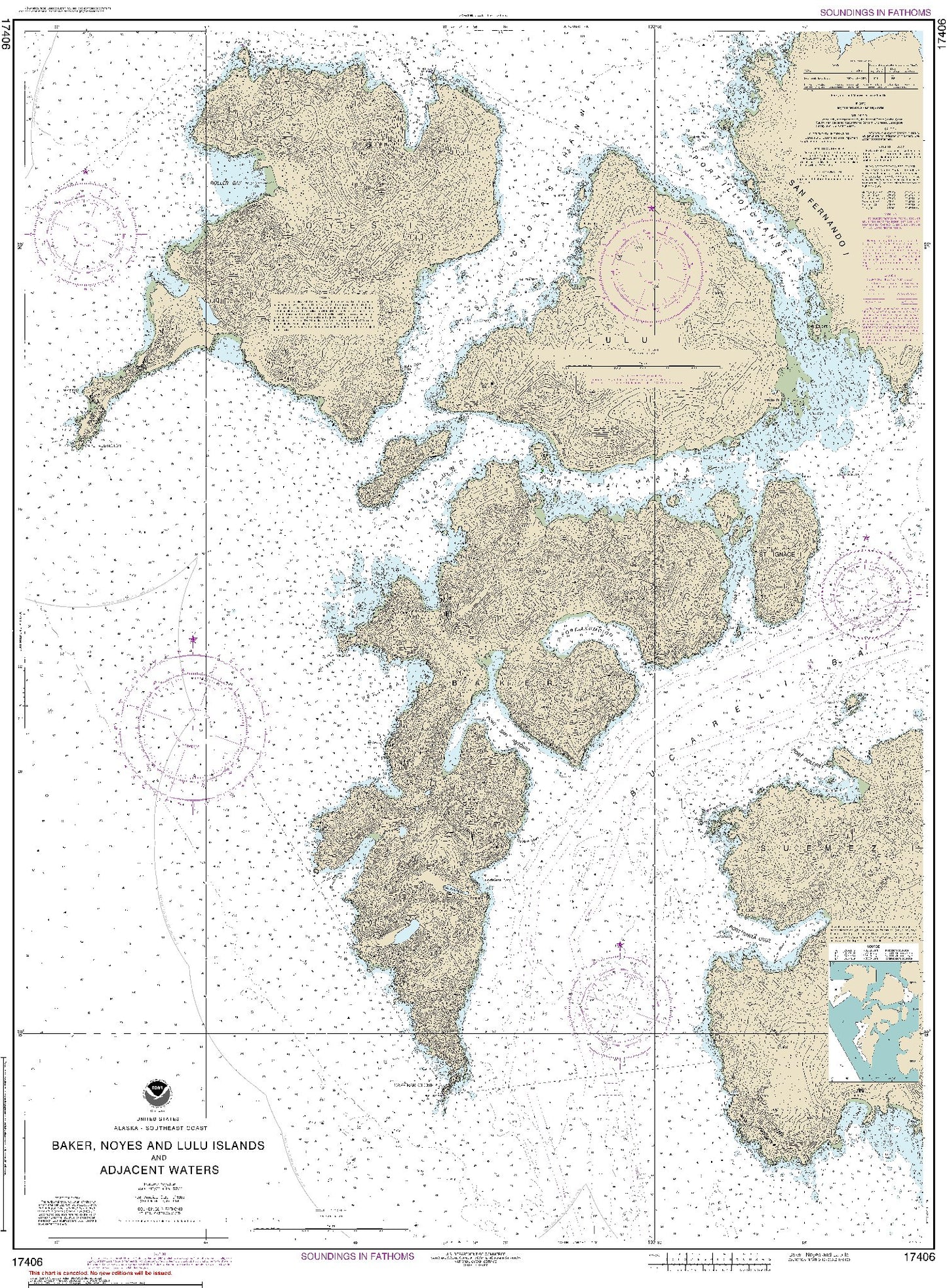 Baker, Noyes and Lulu Islands (17406) by NOAA