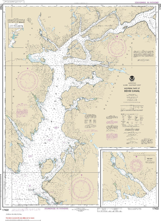 Western Part of Behm Canal (17422) by NOAA