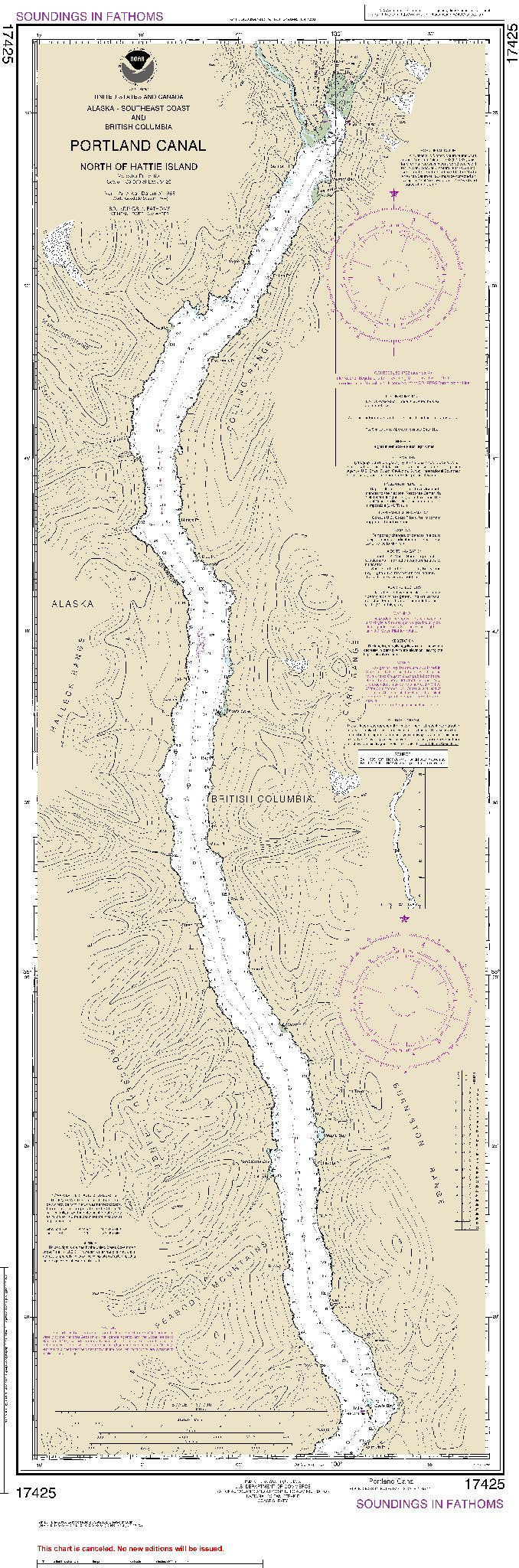 Portland Canal (17425) by NOAA