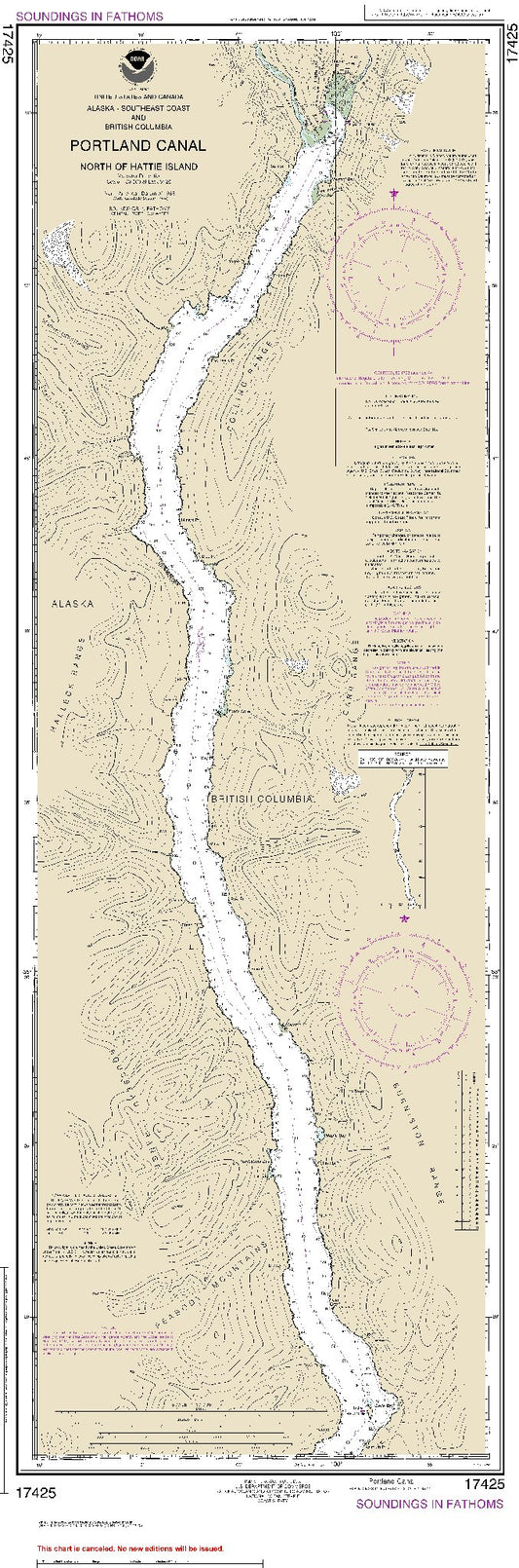Portland Canal (17425) by NOAA