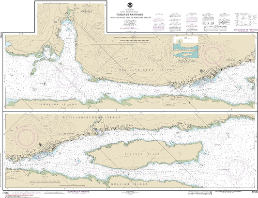 Tongass Narrows (Upper Panel) (17430) by NOAA