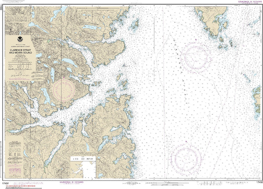 Clarence Strait and Moira Sound (17432) by NOAA