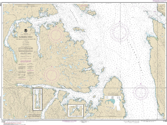 Clarence Strait with Continuations of South Arm and Kitkun Bay (17436) by NOAA