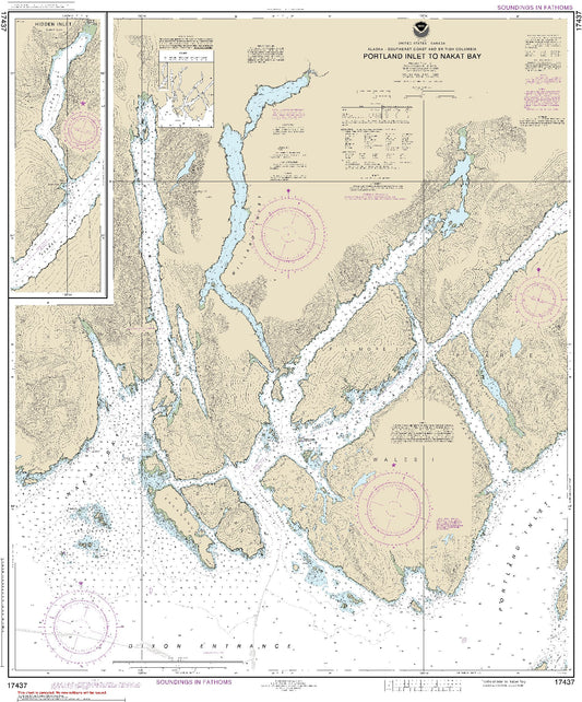 Portland Inlet to Nakat Bay (17437) by NOAA