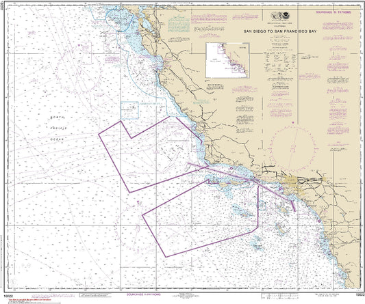 San Diego to San Francisco Bay (18022) by NOAA