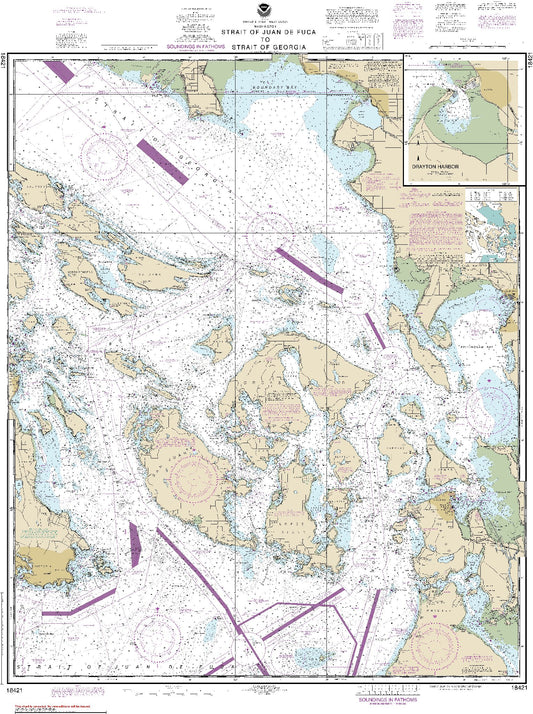 Strait of Juan De Fuca to Strait of Georgia (18421) by NOAA