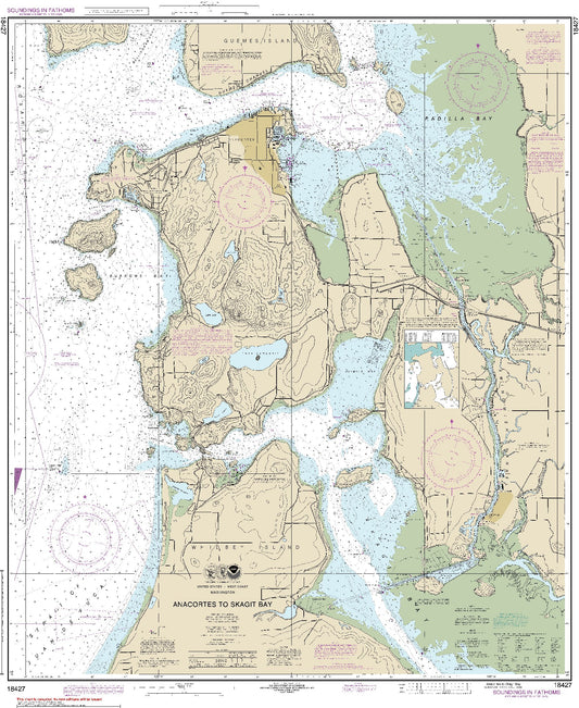 Anacortes to Skagit Bay (18427) by NOAA