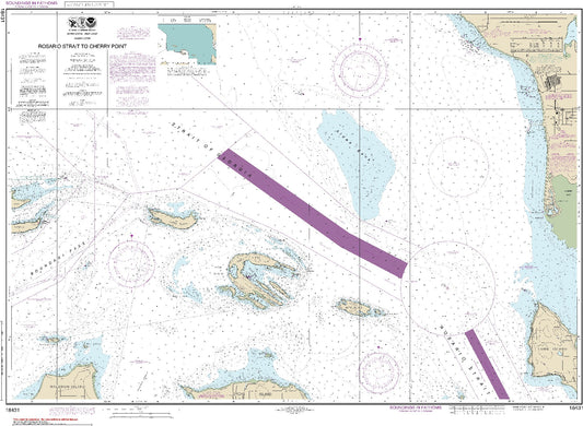 Rosario Strait to Cherry Point (18431) by NOAA