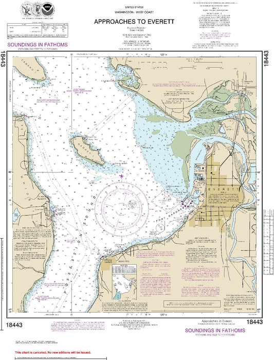 Approaches to Everett (18443) by NOAA