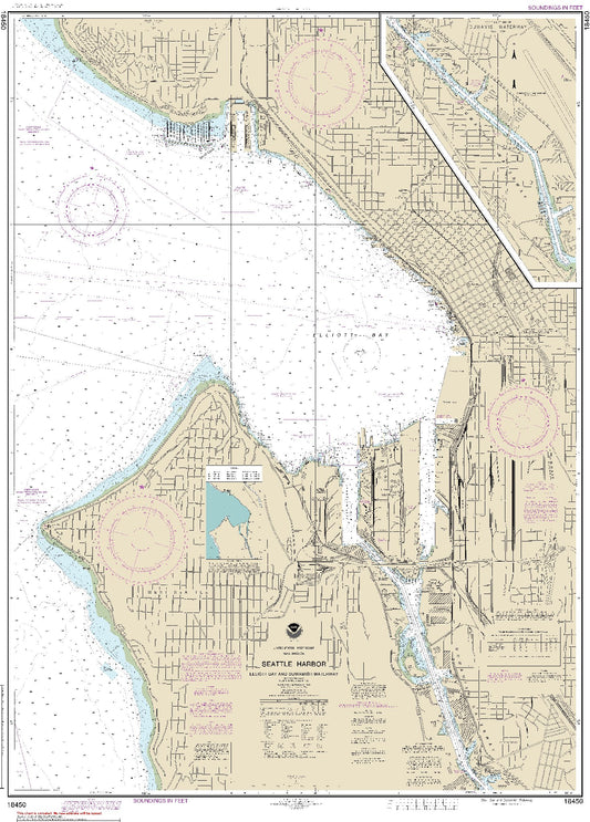 Elliott Bay and Duwamish Waterway (18450) by NOAA