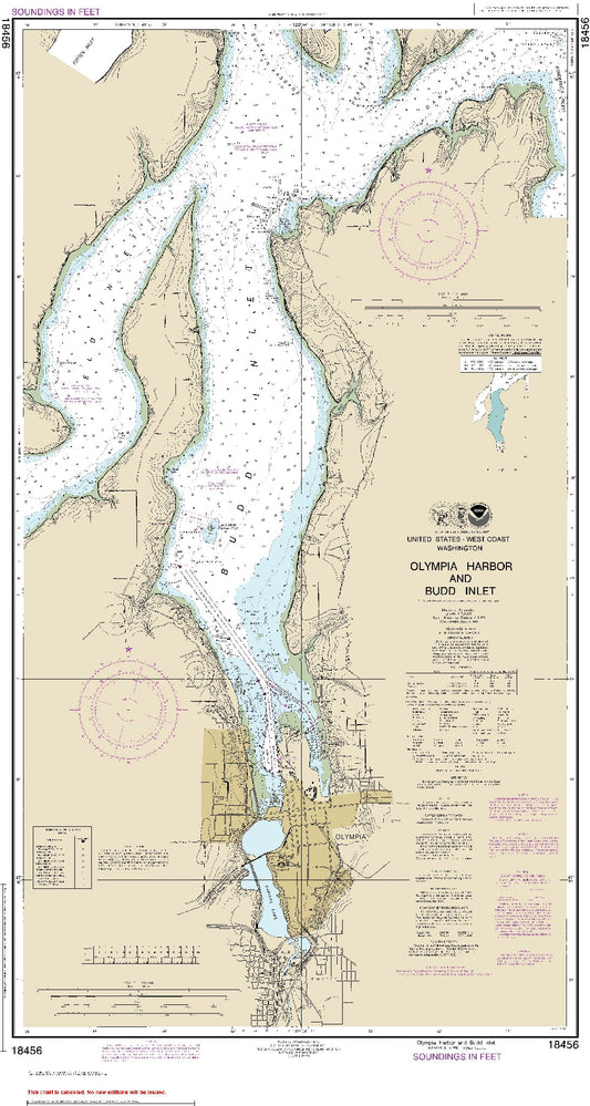 Olympia Harbor and Budd Inlet (18456) by NOAA