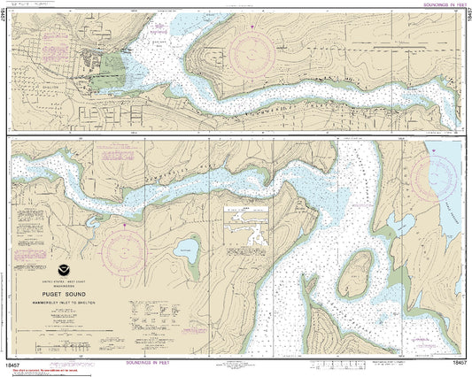 Hammersley Inlet to Shelton (18457) by NOAA