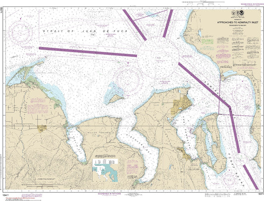 Dungeness to Oak Bay (18471) by NOAA