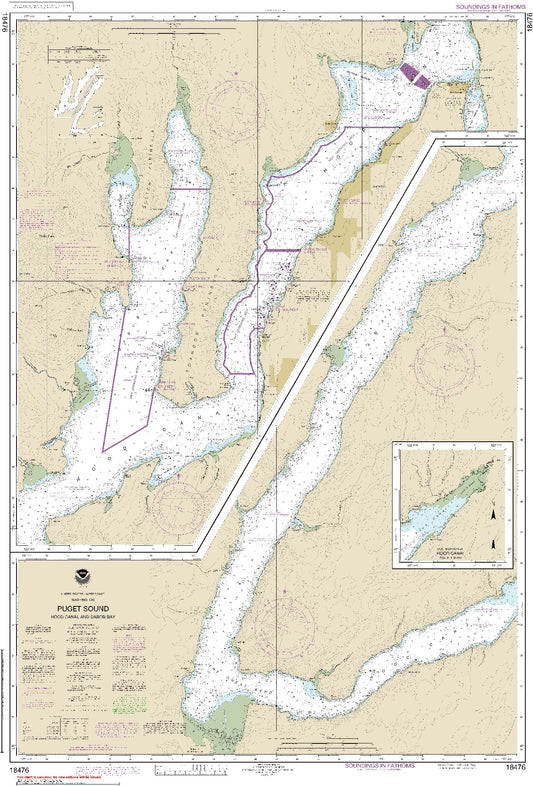 Hood Canal to Dabob Bay (18476) by NOAA
