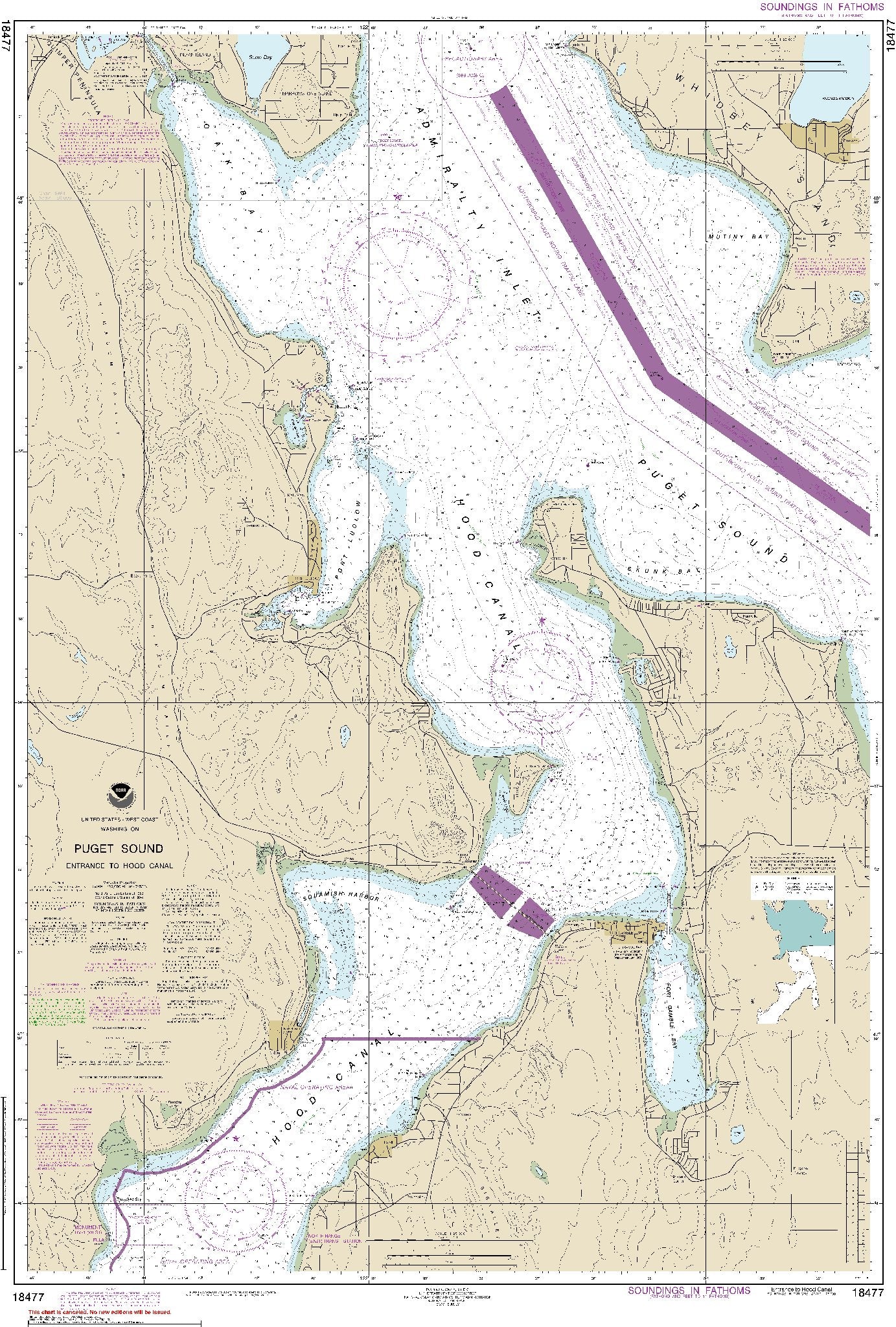 Entrance to Hood Canal (18477) by NOAA