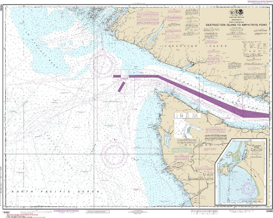 Destruction Island to Amphitrite Point (18480) by NOAA