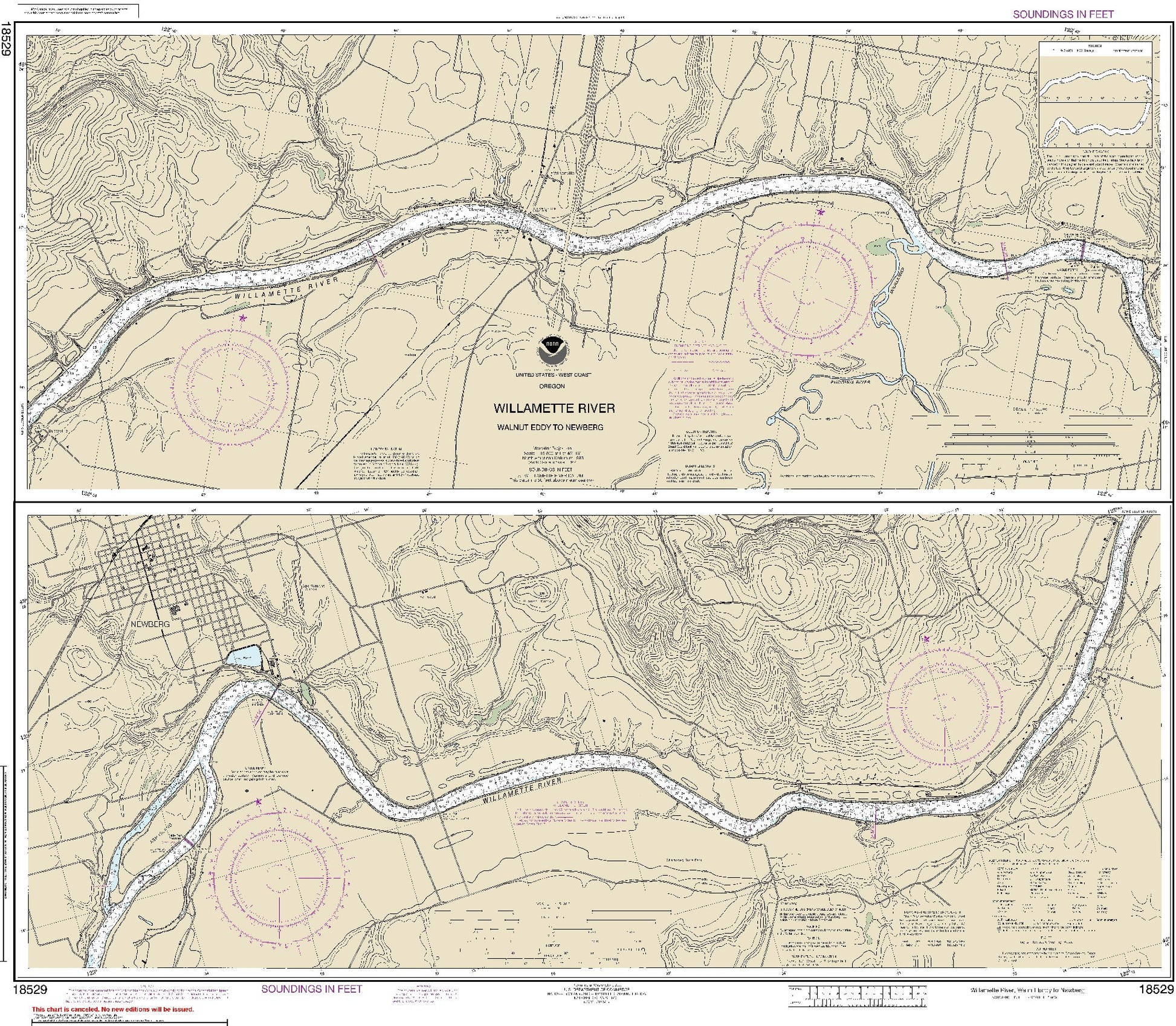 Willamette River - Walnut Eddy to Newburg (18529) by NOAA