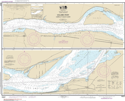 Columbia River - Alderdale to Blalock Islands (18537) by NOAA