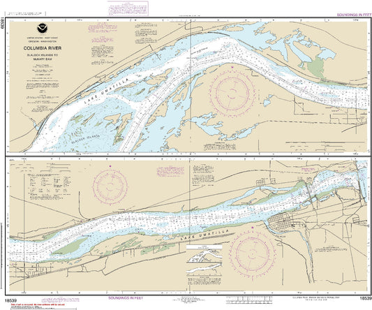 Columbia River - Blalock Islands to Mcnary Dam (18539) by NOAA
