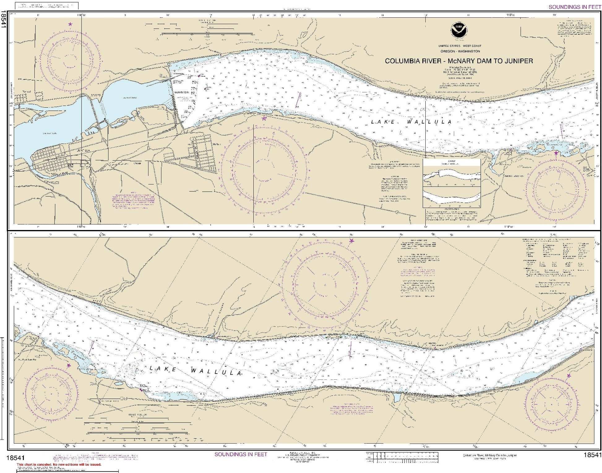Columbia River - Mcnary Dam to Juniper (18541) by NOAA