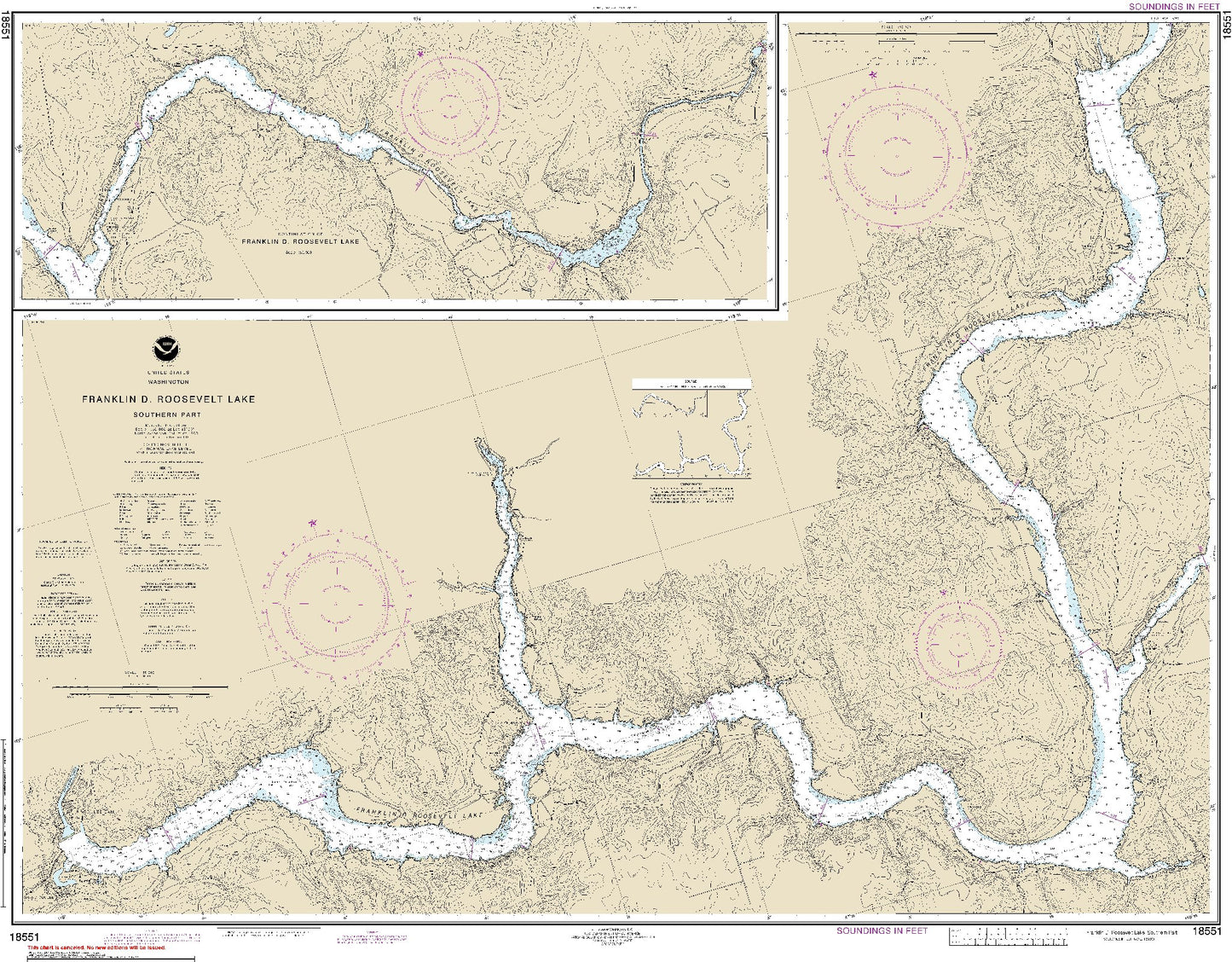 Franklin D. Roosevelt Lake - Southern Part (18551) by NOAA
