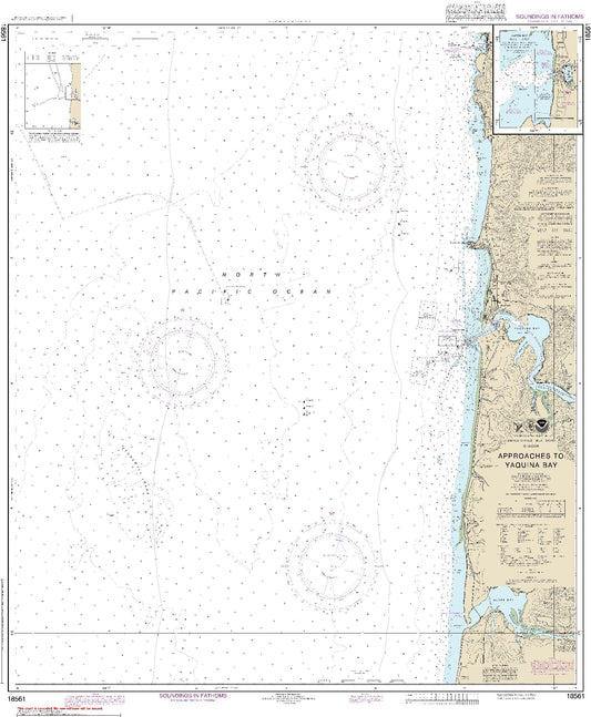 Approaches to Yaquina Bay (18561) by NOAA
