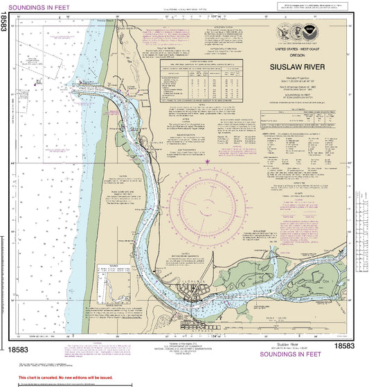Siuslaw River (18583) by NOAA
