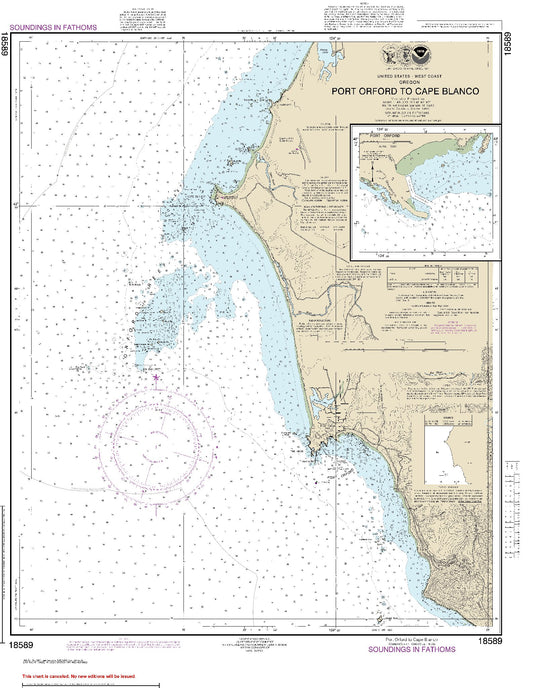 Port Orford to Cape Blanco (18589) by NOAA