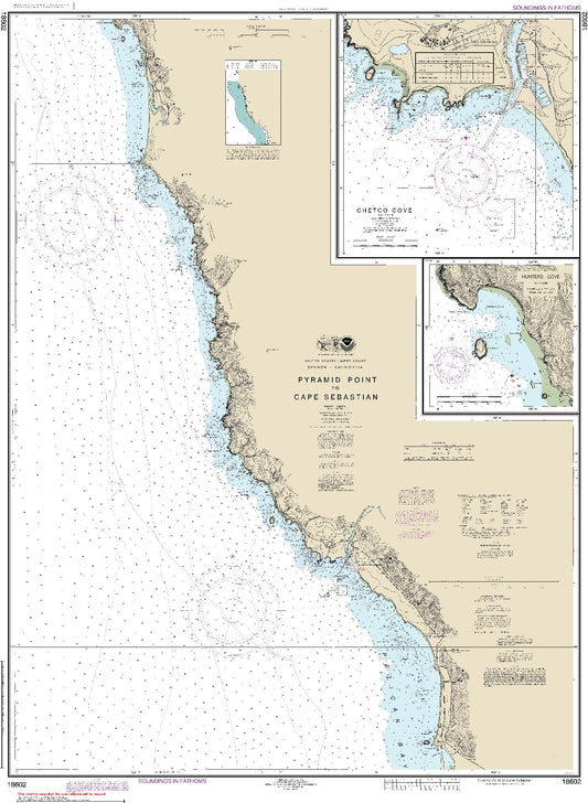 Pyramid Point to Cape Sebastian (18602) by NOAA