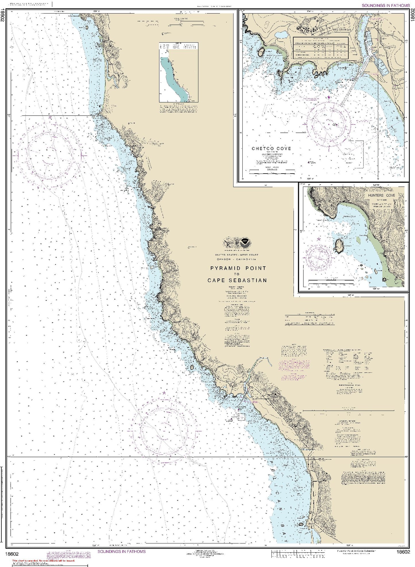 Pyramid Point to Cape Sebastian (18602) by NOAA