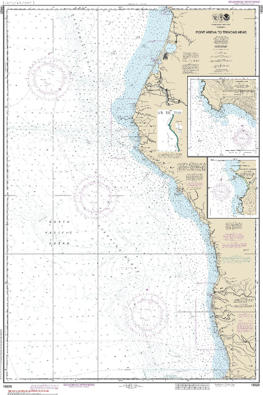 Point Arena to Trinidad Head (18620) by NOAA