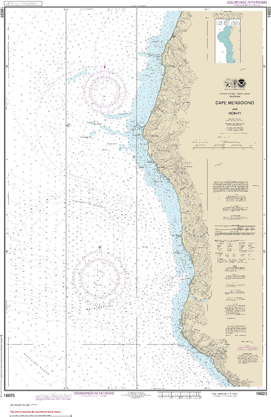 Cape Mendocino and Vicinity (18623) by NOAA