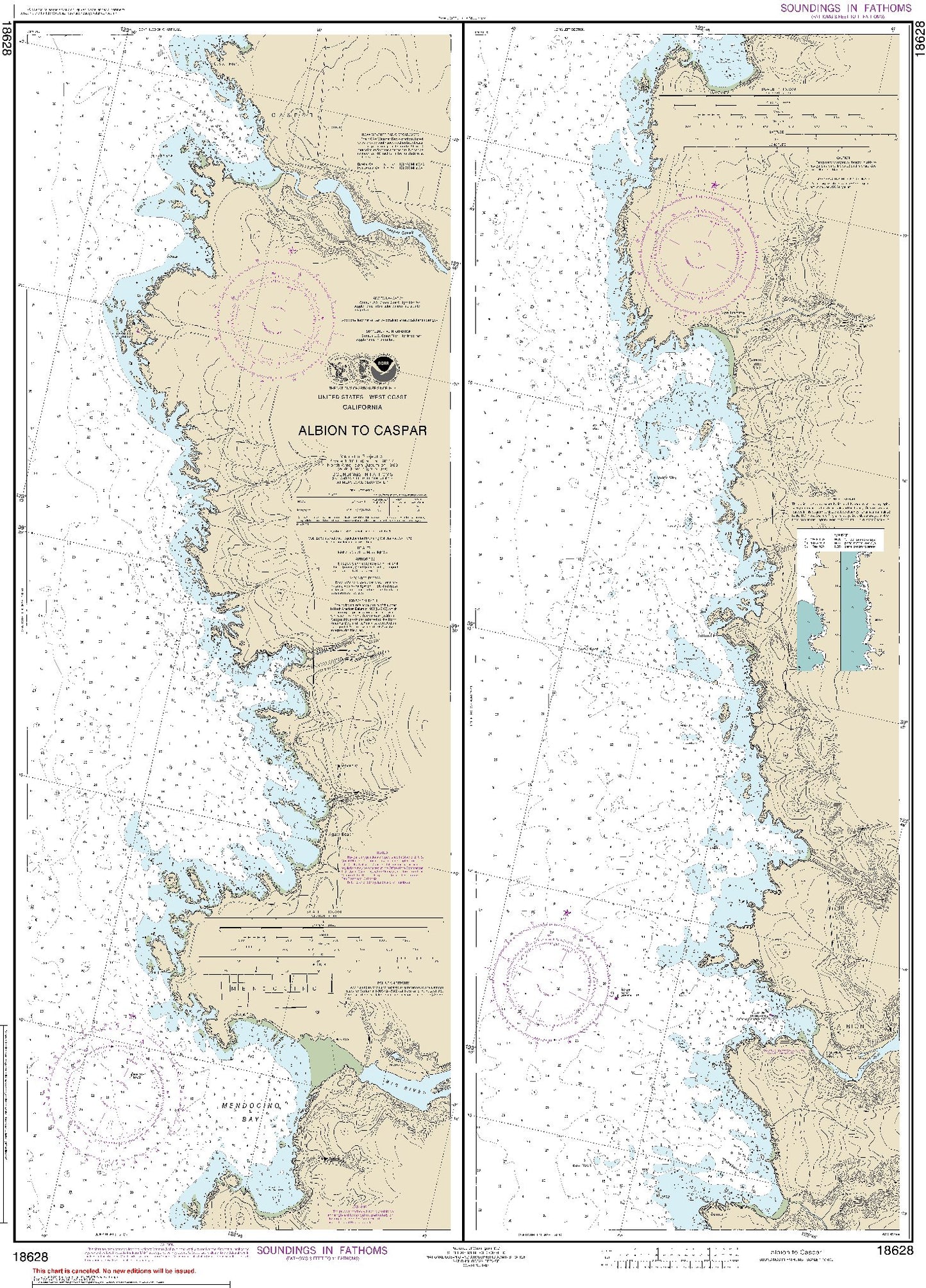 Albion to Caspar (18628) by NOAA