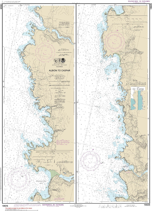 Albion to Caspar (18628) by NOAA
