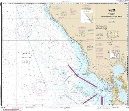 San Francisco to Point Arena (18640) by NOAA