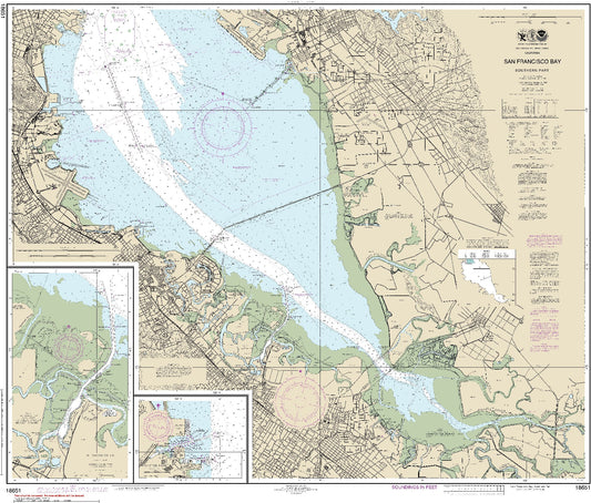 San Francisco Bay - Southern Part (18651) by NOAA