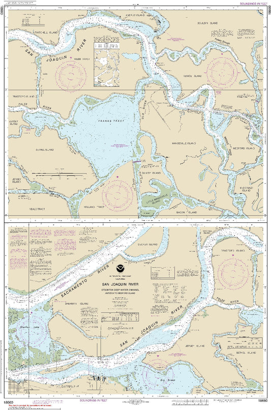 San Joaquin River - Antioch to Medford Island (18660) by NOAA