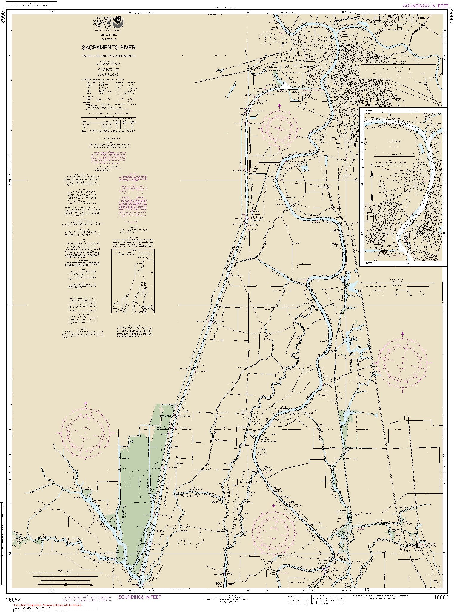 Sacramento River - Andrus Island to Sacramento; Side A (18662) by NOAA