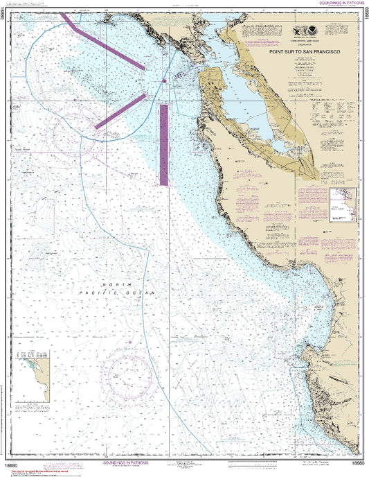 Point Sur to San Francisco (18680) by NOAA