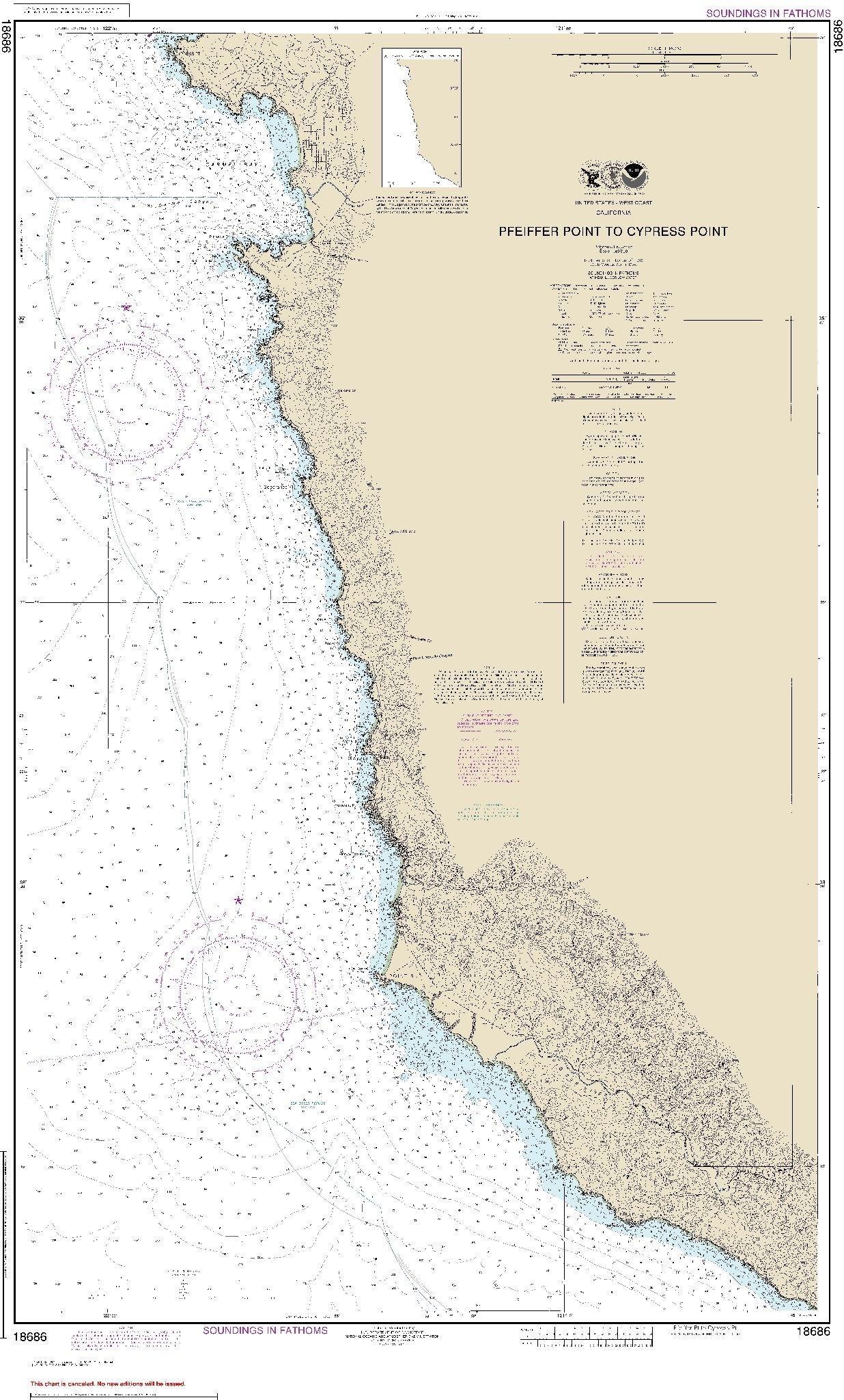 Pfeiffer Point to Cypress Point (18686) by NOAA