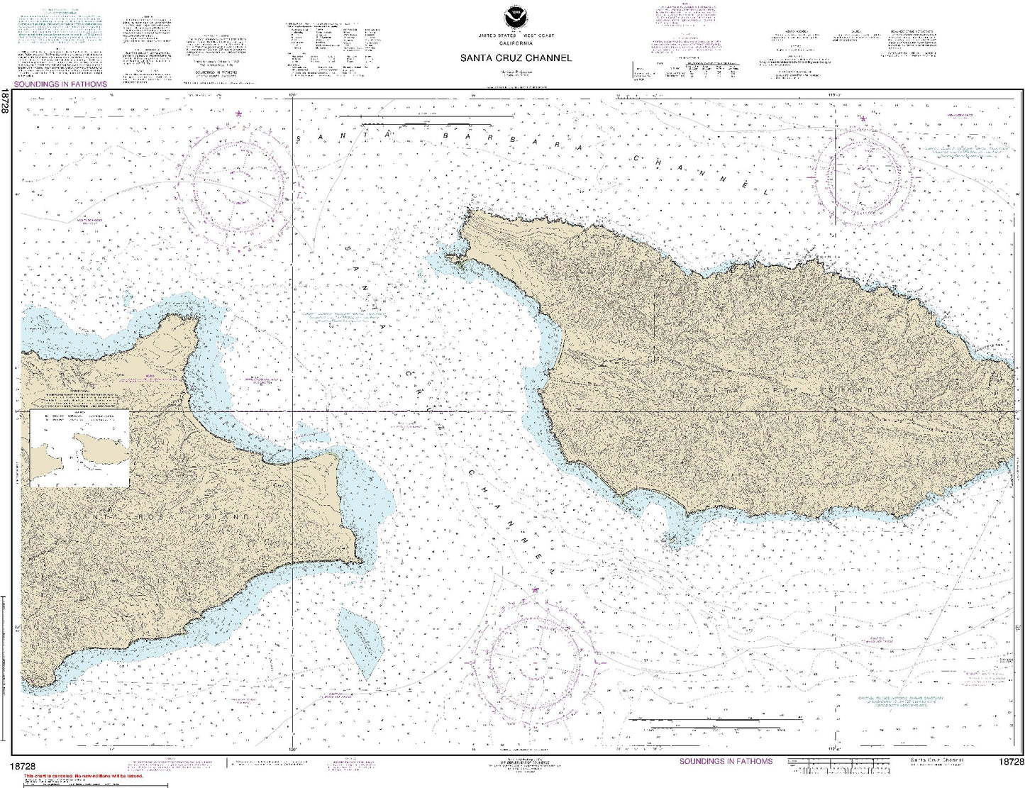 Santa Cruz Channel (18728) by NOAA