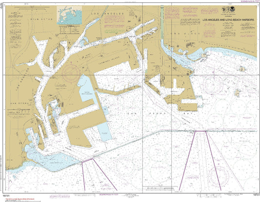 Los Angeles and Long Beach Harbors (18751) by NOAA