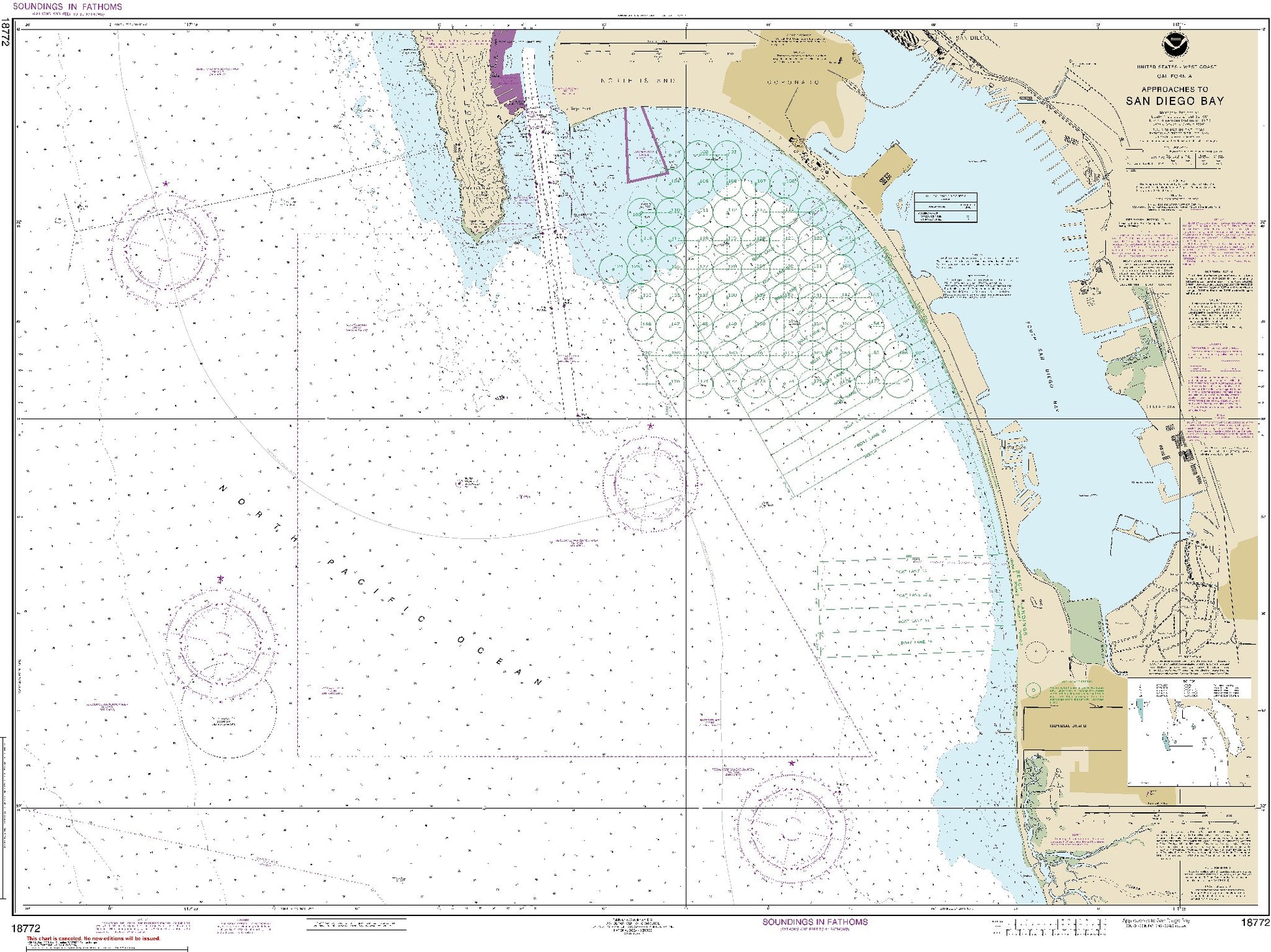 Approaches to San Diego Bay (18772) by NOAA