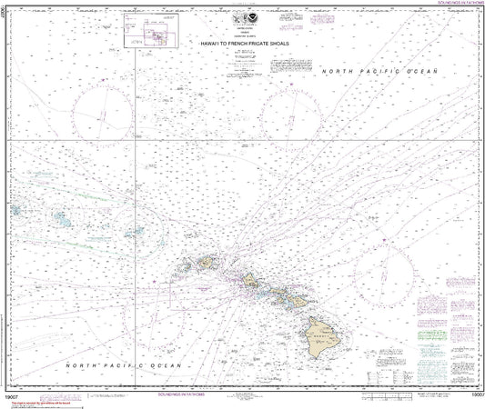 Hawai'i to French Frigate Shoals (19007) by NOAA