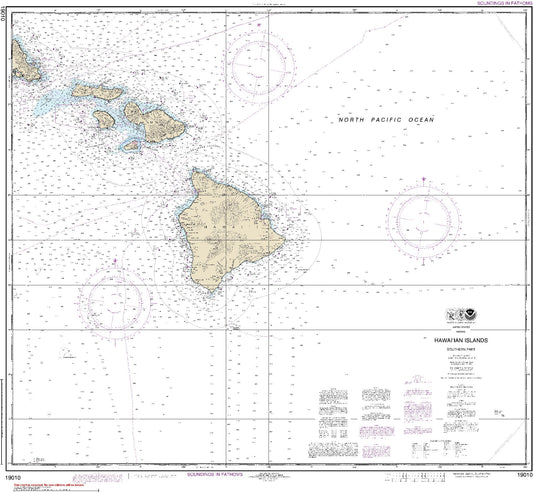 Hawai'ian Islands - Southern Part (19010) by NOAA