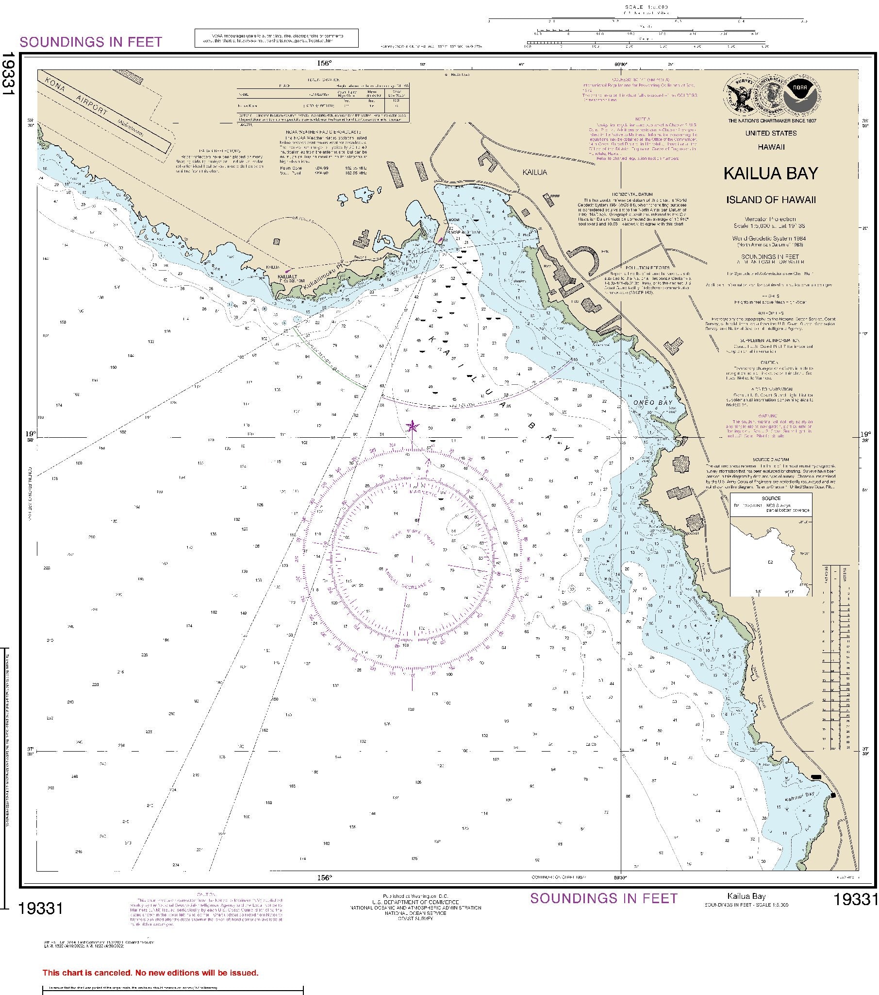 Kailua Bay (19331) by NOAA