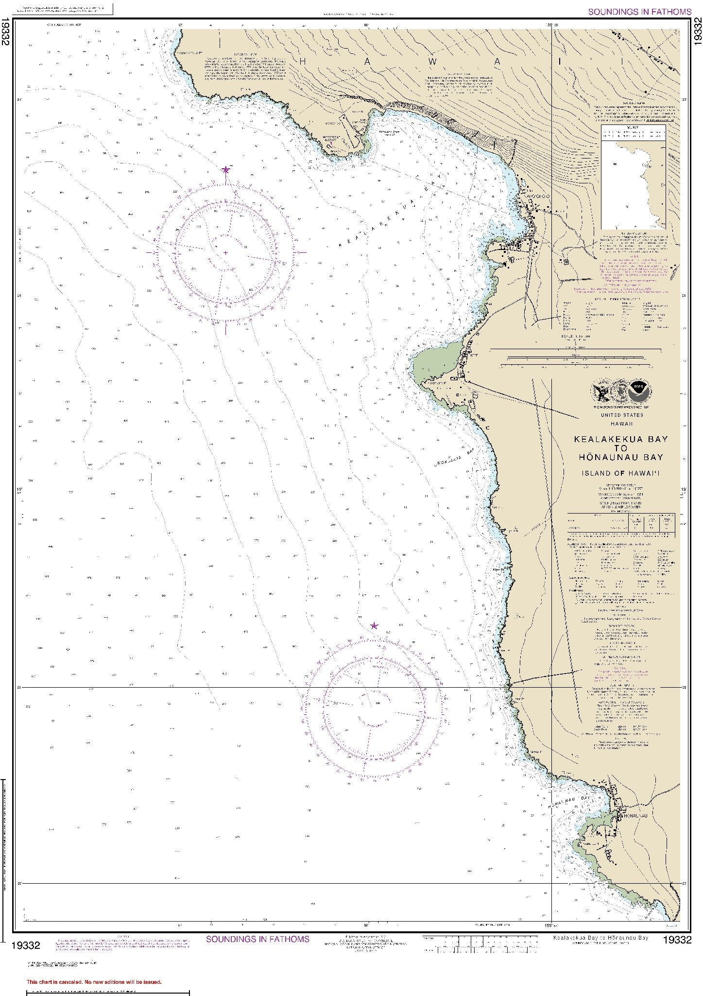 Kealakekua Bay to Honaunau Bay (19332) by NOAA